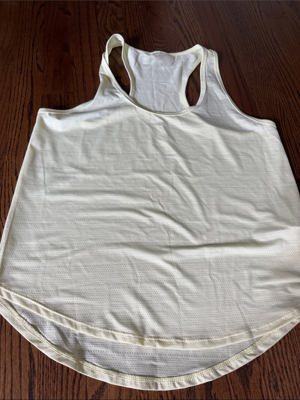 Lemon Racerback Athletic Tank Top small NWOT